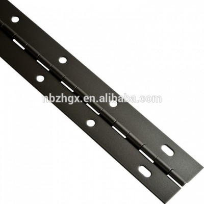 Steel Plain Continuous Piano Hinge with holes for furniture